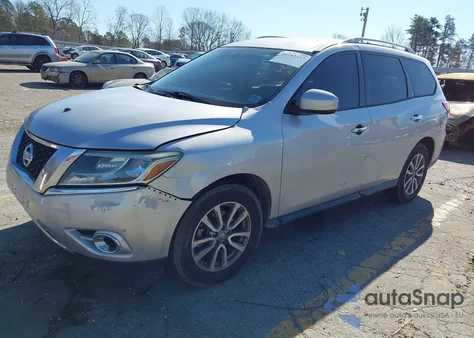 2014 Nissan Pathfinder Sv z USA, uszkodzony, nr VIN 5N1AR2MN9EC629267